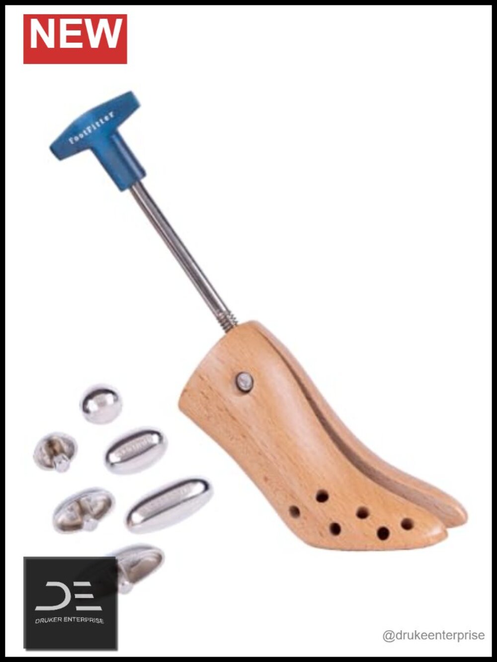 High Heel Shoe Stretcher for Women, Beech Wood, Widens Pumps & Stilettos